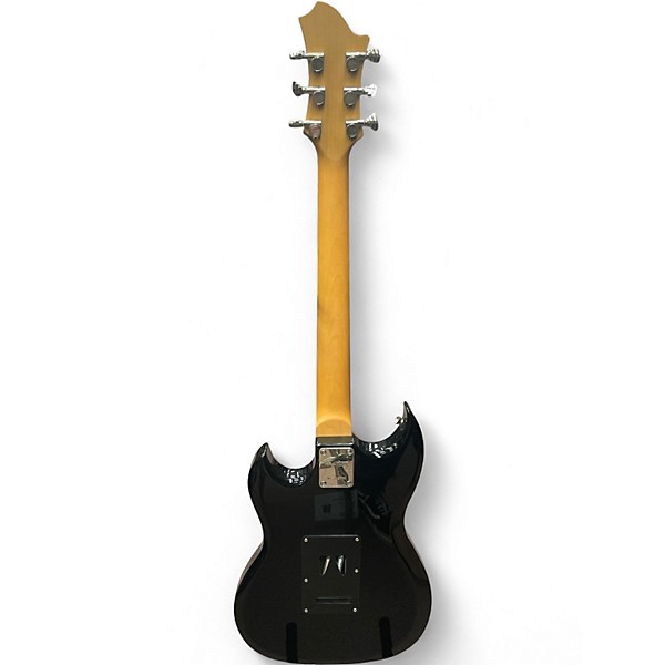 Used Hagstrom F301 Black Solid Body Electric Guitar