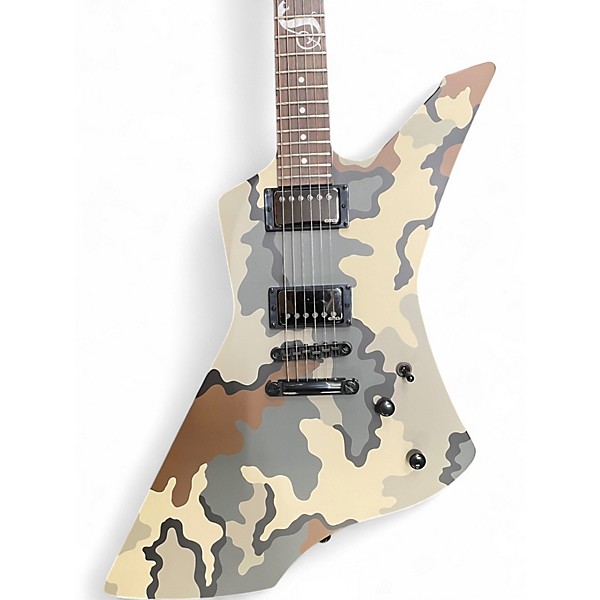 Used ESP LTD James Hetfield Snakebyte Camo Solid Body Electric Guitar