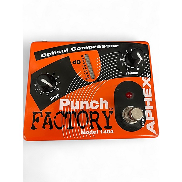 Used Aphex Punch Factory Optical Compressor Effect Pedal