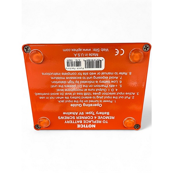 Used Aphex Punch Factory Optical Compressor Effect Pedal