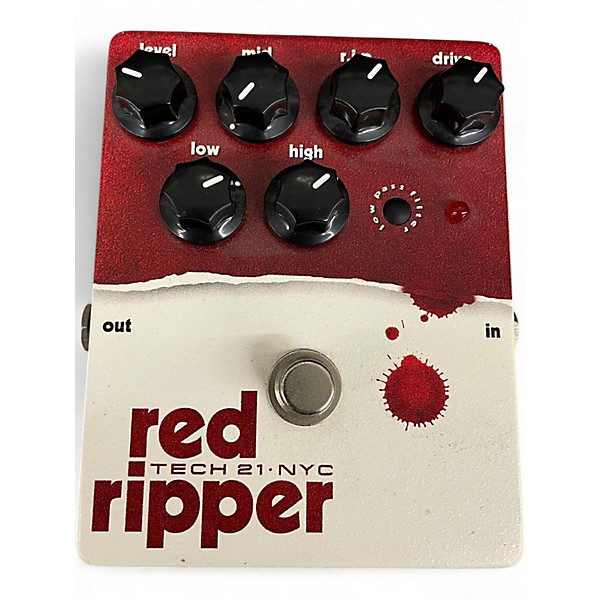 Used Tech 21 Red Ripper Effect Pedal