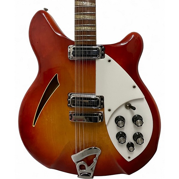 Vintage 1966 Rickenbacker 360/12 Fireglo Hollow Body Electric Guitar