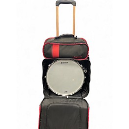 Used Ludwig 5X14 Student Snare Drum Kit With Rolling Bag Metal Drum