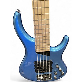 Used MTD Kingston Super 5 String Super Blue Electric Bass Guitar