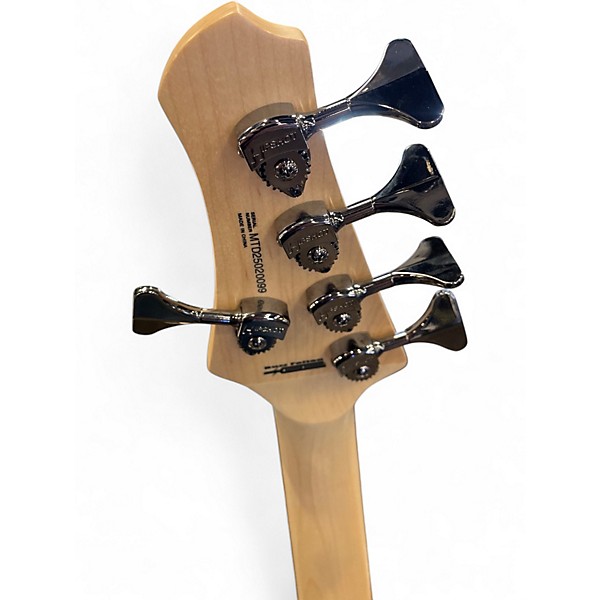 Used MTD Kingston Super 5 String Super Blue Electric Bass Guitar