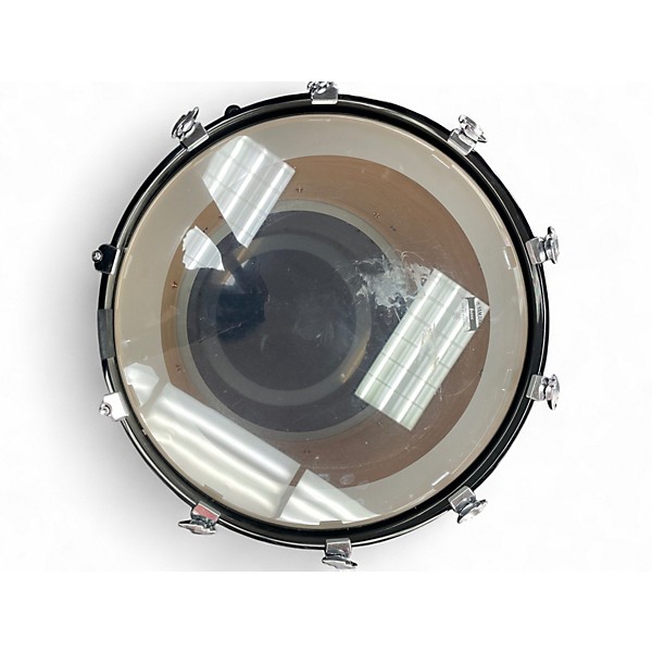 Used Yamaha 4 Piece Birch Custom Absolute Black Drum Kit