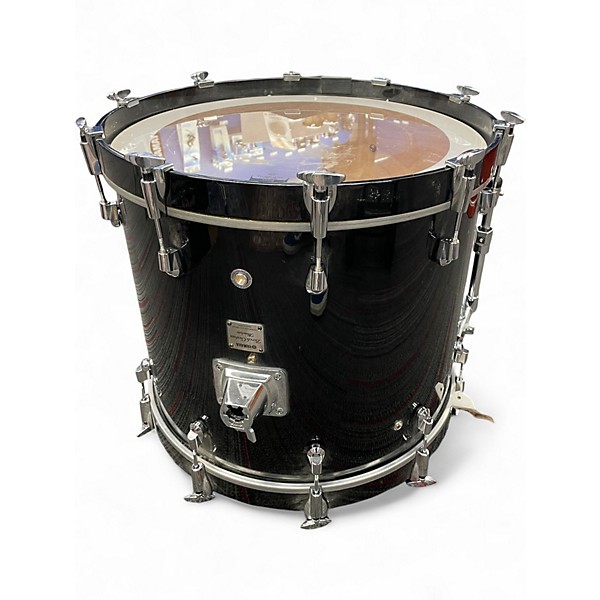 Used Yamaha 4 Piece Birch Custom Absolute Black Drum Kit