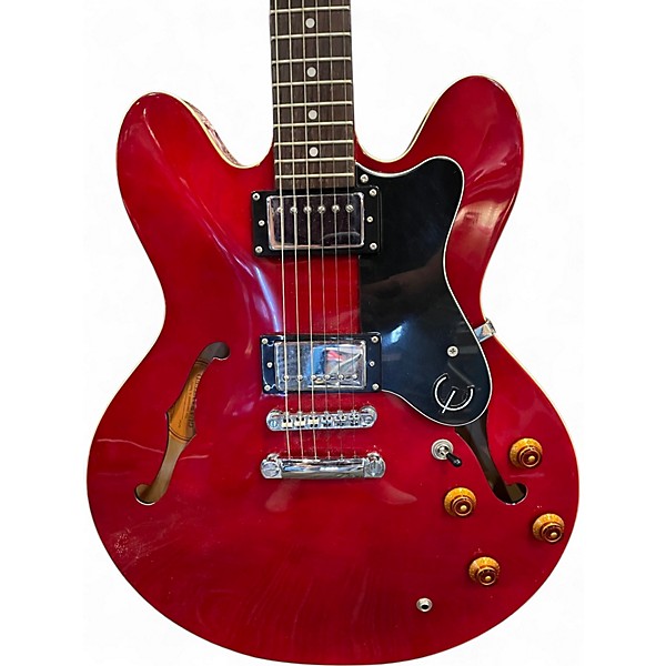 Used 2004 Epiphone Dot Cherry Hollow Body Electric Guitar
