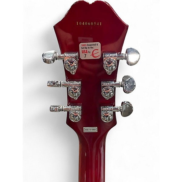 Used 2004 Epiphone Dot Cherry Hollow Body Electric Guitar