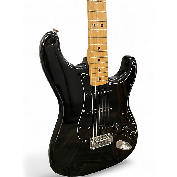 Vintage 1979 Fender Stratocaster Black Solid Body Electric Guitar
