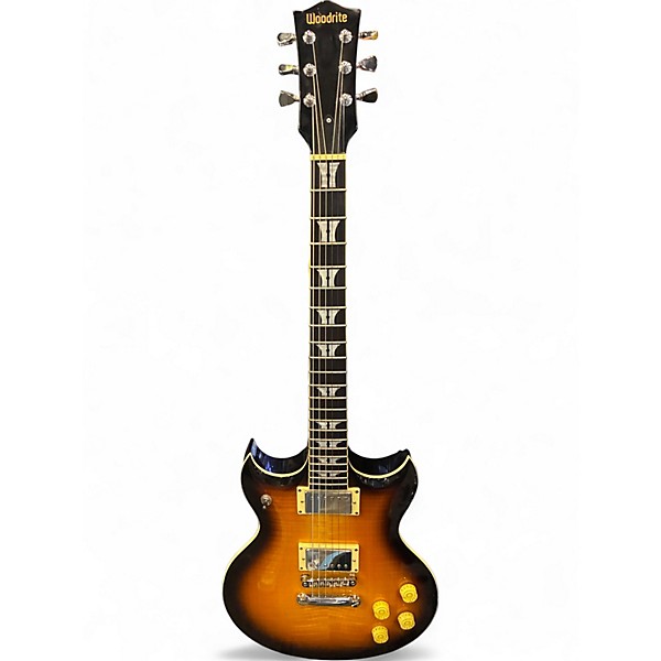 Used 2022 Woodrite Warlord 2 Color Sunburst Solid Body Electric Guitar