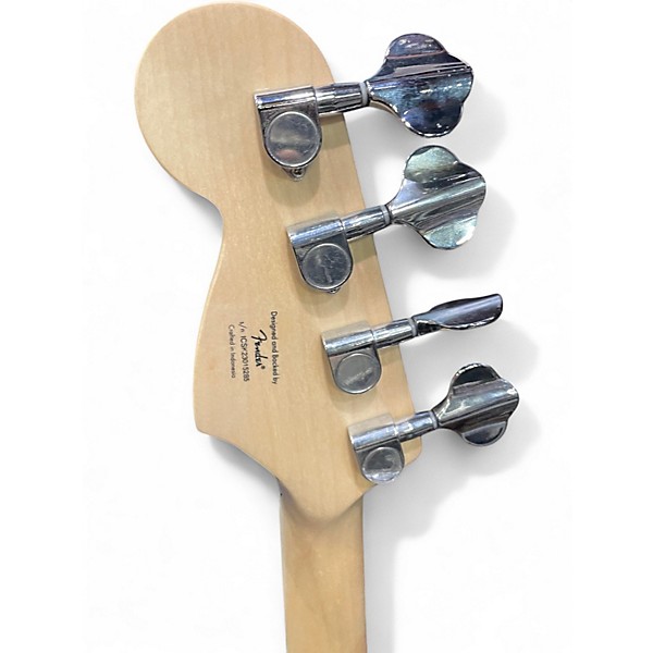 Used Squier Mini Percision Bass Dakota Red Electric Bass Guitar