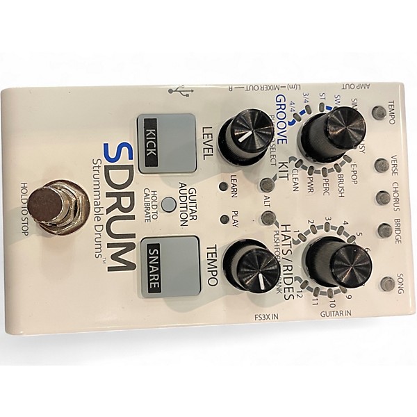 Used DigiTech SDRUM Auto-Drummer Pedal
