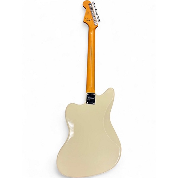 Used Squier J Mascis Jazzmaster Vintage White Solid Body