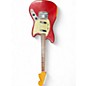 Vintage 1966 Fender Mustang red Solid Body Electric Guitar thumbnail