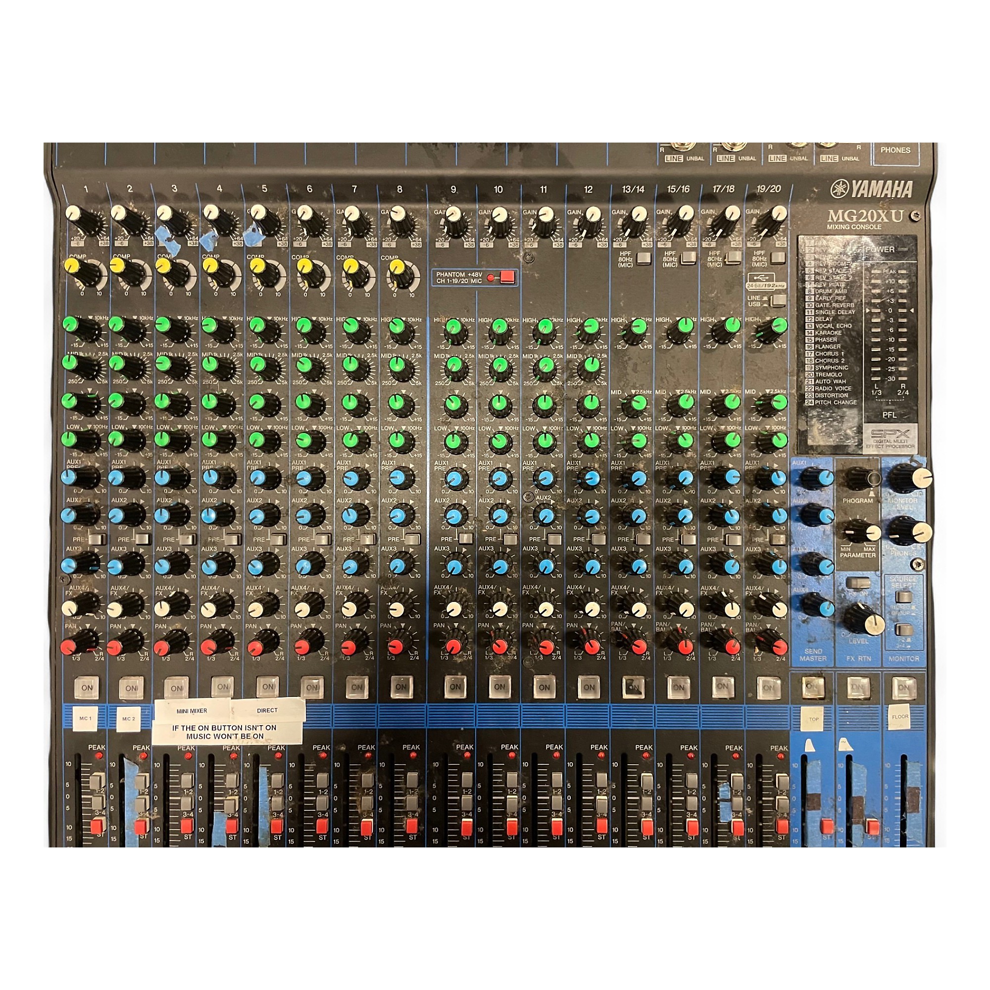 Used Yamaha MG20XU Unpowered Mixer | Guitar Center