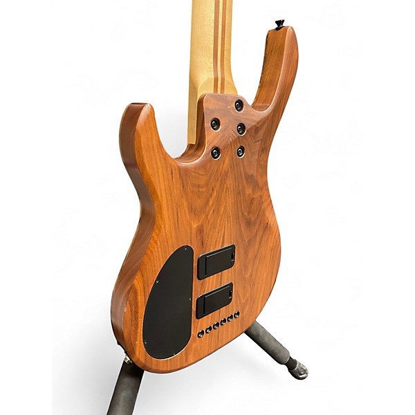 Used Kiesel Aries Fretless Zebrawood Electric Bass Guitar