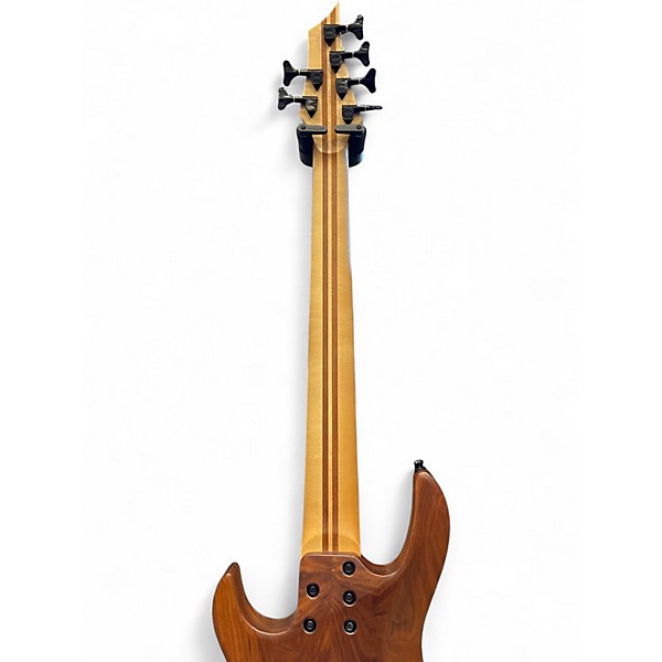 Used Kiesel Aries Fretless Zebrawood Electric Bass Guitar