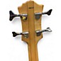 Used B.C. Rich Platinum Series Mockingbird Trans Black Electric Bass Guitar