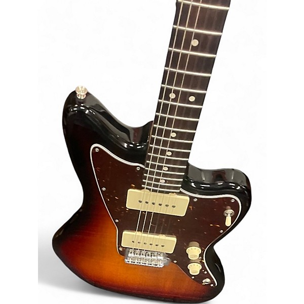 Used Fender American Performer Jazzmaster 3 Color Sunburst Solid Body Electric Guitar
