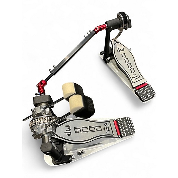 Used DW 9000 Series Double Double Bass Drum Pedal