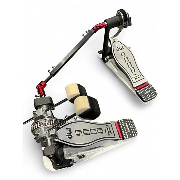 Used DW 9000 Series Double Double Bass Drum Pedal