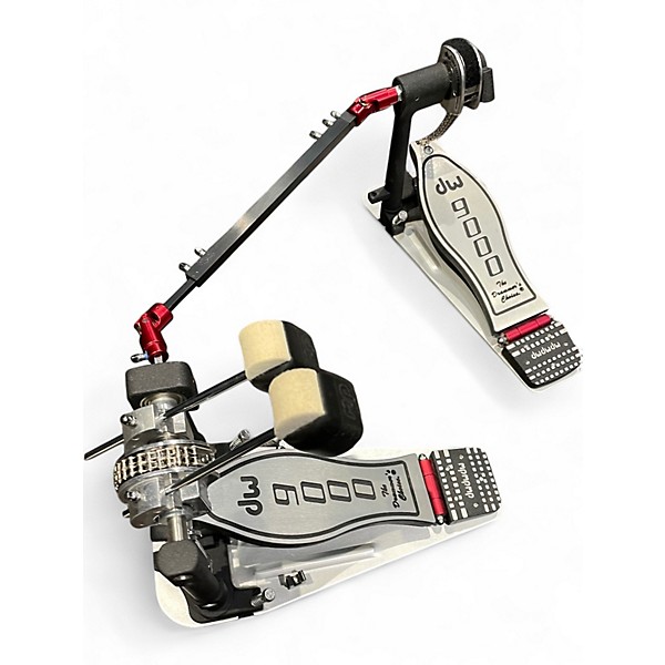 Used DW 9000 Series Double Double Bass Drum Pedal