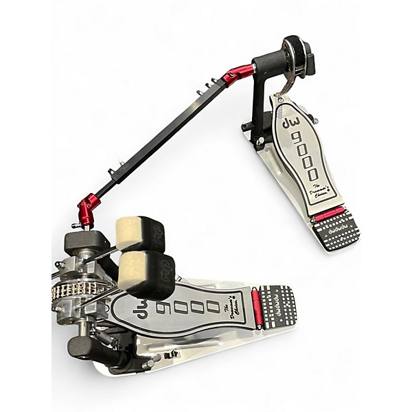 Used DW 9000 Series Double Double Bass Drum Pedal