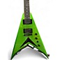 Used Kramer Vanguard Signature Alien Tech Green Solid Body Electric Guitar
