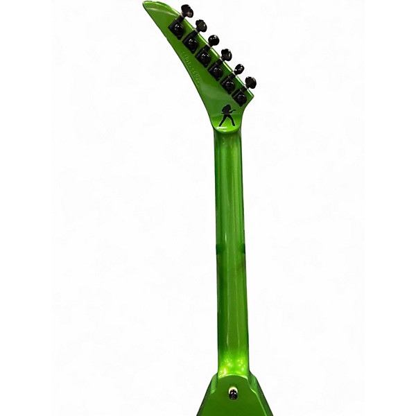 Used Kramer Vanguard Signature Alien Tech Green Solid Body Electric Guitar