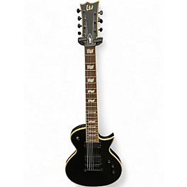 Used ESP LTD EC407 Black Solid Body Electric Guitar