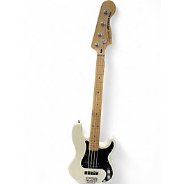 Used Squier Affinity Precision Bass Olympic White Electric Bass Guitar