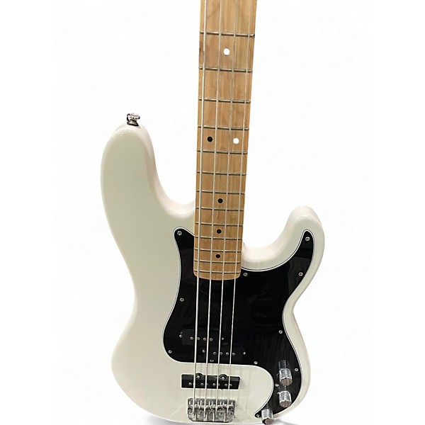 Used Squier Affinity Precision Bass Olympic White Electric Bass Guitar