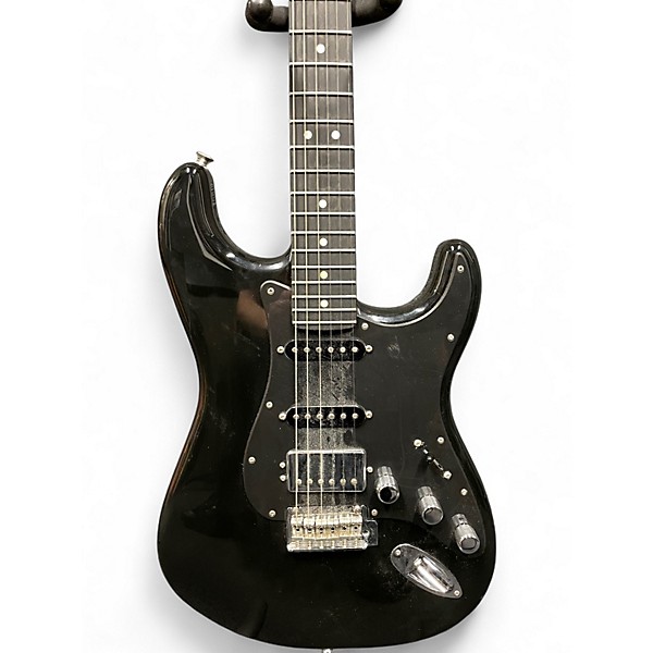 Used Fender Limited Edition Player Stratocaster HSS Black Solid Body Electric Guitar