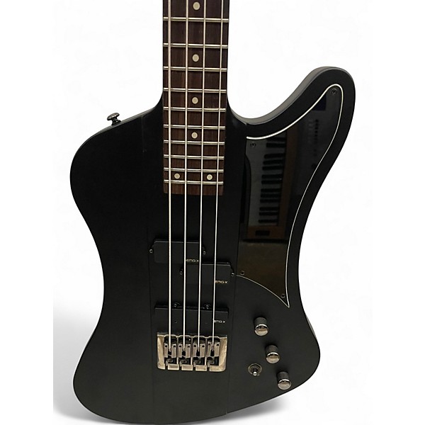 Used Schecter Guitar Research Nikki Sixx Signiture Bass Black Electric Bass Guitar