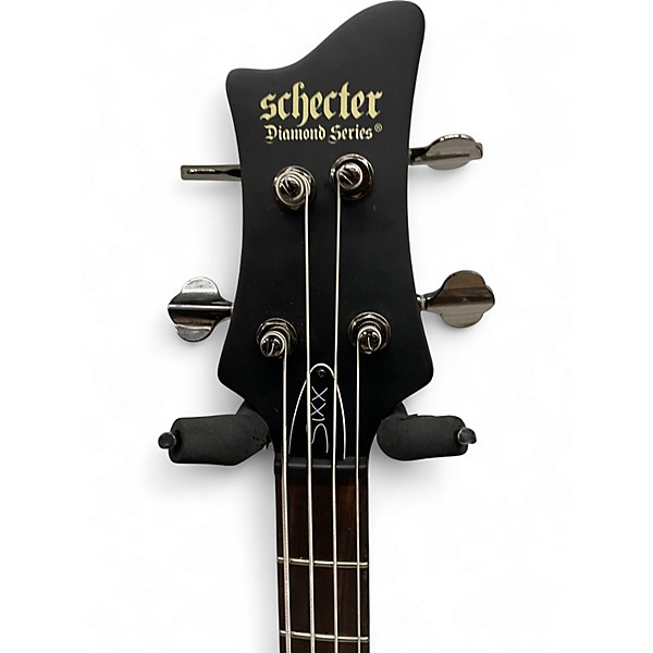 Used Schecter Guitar Research Nikki Sixx Signiture Bass Black Electric Bass Guitar