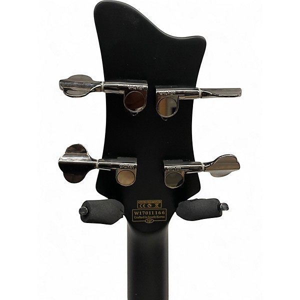 Used Schecter Guitar Research Nikki Sixx Signiture Bass Black Electric Bass Guitar