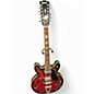 Vintage 1970s Univox 335 Candy Red Burst Hollow Body Electric Guitar thumbnail