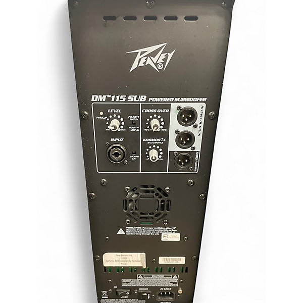 Used Peavey DM115 SUB Unpowered Speaker