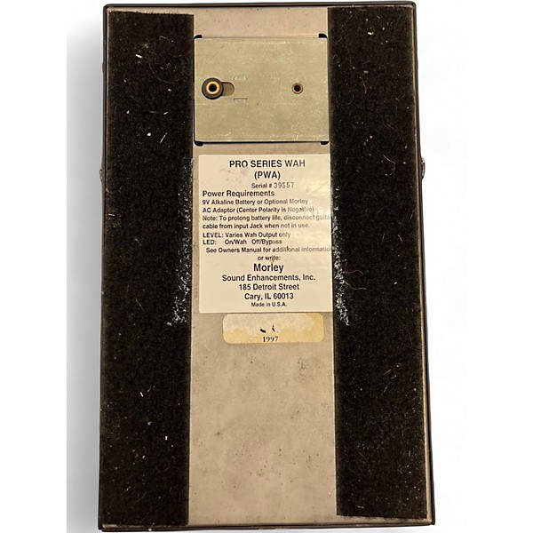 Used Morley Pro Series Wah Effect Pedal