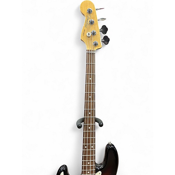 Used Fender American Standard Jazz Bass Left Handed 2 Color Sunburst Electric Bass Guitar