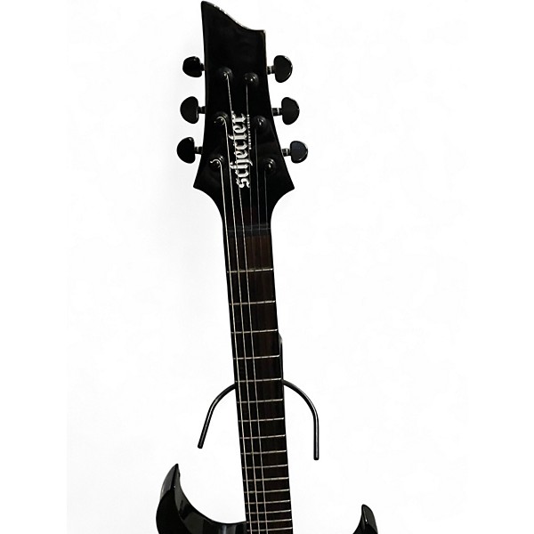 Used Schecter Guitar Research Diamond Series PT Black Solid Body Electric Guitar