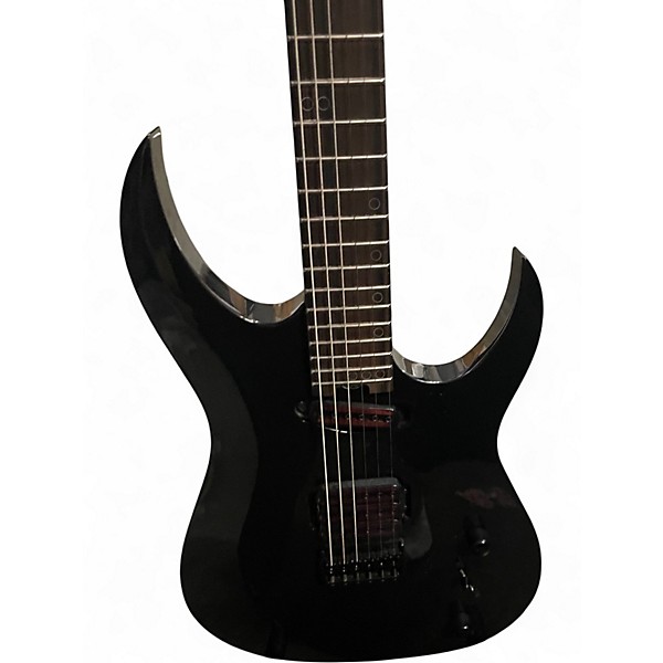 Used Schecter Guitar Research Diamond Series PT Black Solid Body Electric Guitar