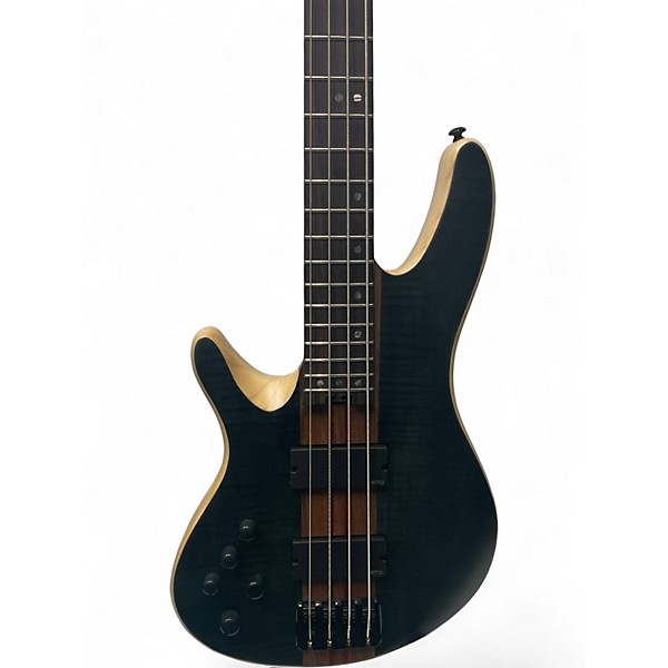 Used Schecter Guitar Research CB4 Trans Black Electric Bass Guitar