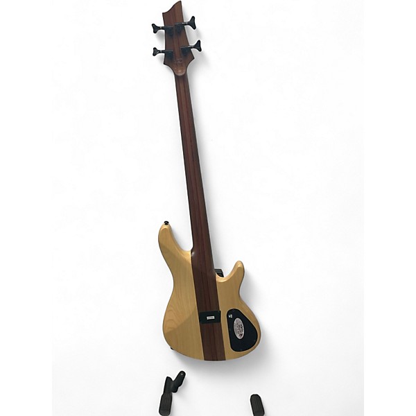 Used Schecter Guitar Research CB4 Trans Black Electric Bass Guitar