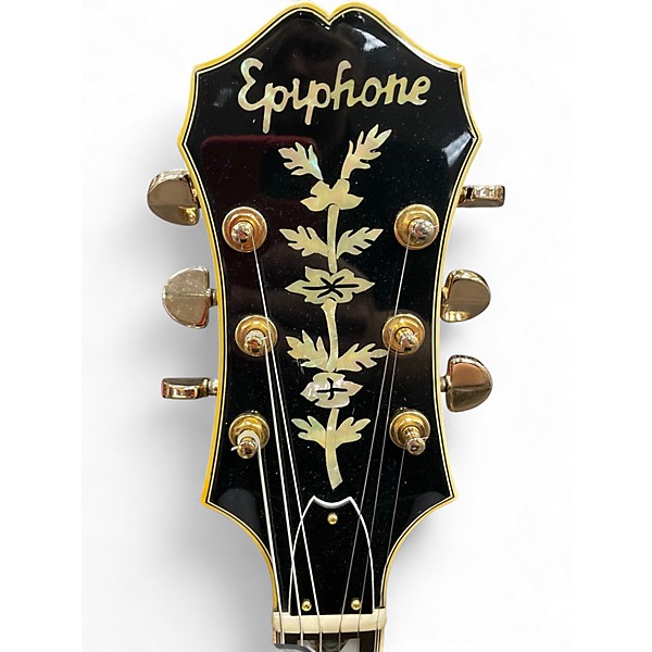 Used Epiphone EMPEROR TH 2 Tone Sunburst Hollow Body Electric Guitar