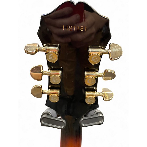 Used Epiphone EMPEROR TH 2 Tone Sunburst Hollow Body Electric Guitar