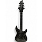 Used Schecter Guitar Research C1 SILVER MOUNTAIN Black and Silver Solid Body Electric Guitar thumbnail
