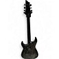Used Schecter Guitar Research C1 SILVER MOUNTAIN Black and Silver Solid Body Electric Guitar