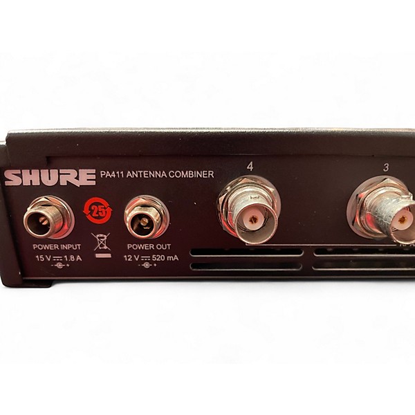 Used Shure PSM 300 Four Port Antenna Combiner PA411 Wireless System